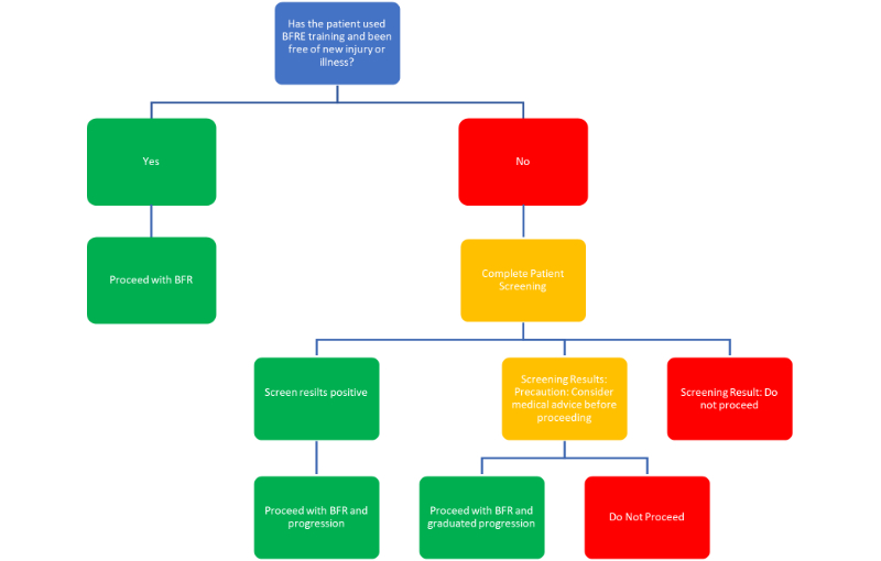 flow chart showing decision tree for bfr