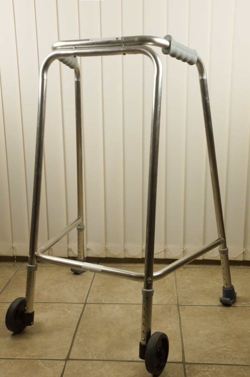 photo of front wheeled walker
