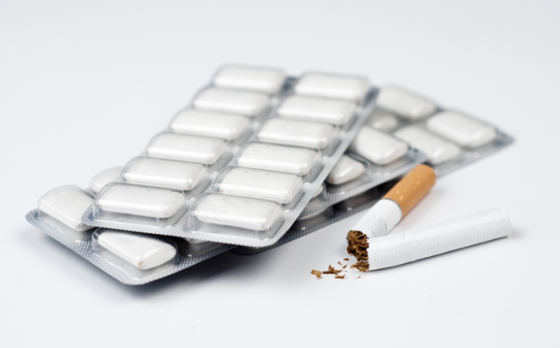 photo of smoking cessation gum