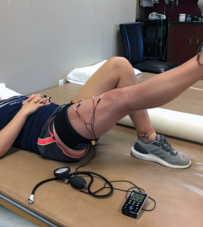 photo of non weight bearing post op patient