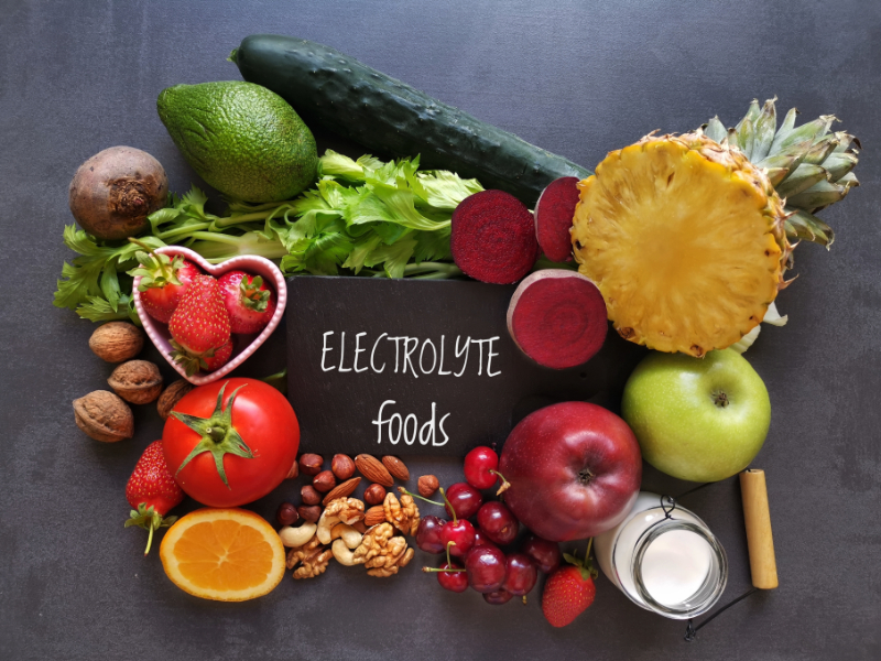 photo of electrolyte rich foods